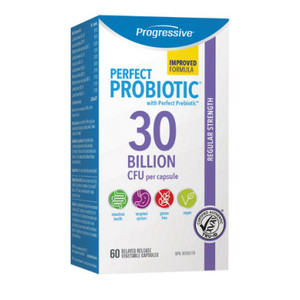 Progressive Perfect Probiotic 30 Billion Daily Care 60 Delayed Release Capsules - front label Progressive Perfect Probiotic 30 Billion Daily Care 60 Delayed Release Capsules - front label