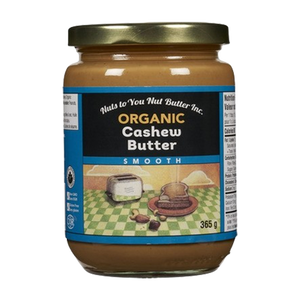 Nuts to You Organic Cashew Butter Smooth - front of packaging