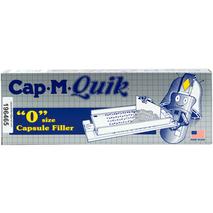 NOW Cap M Quik Capsule Filler Size "0" - front of packaging