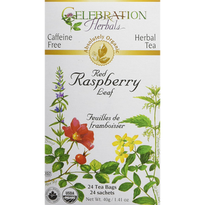 Celebration Herbals Absolutely Organic Red Raspberry Leaf Herbal Tea | 24 Tea Bags Celebration Herbals Absolutely Organic Red Raspberry Leaf Herbal Tea | 24 Tea Bags