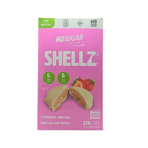 No Sugar Company - Strawberry Shortcake Shellz - Packaging No Sugar Company - Strawberry Shortcake Shellz - Packaging