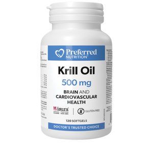 Preferred Nutrition Krill Oil 500mg | 120 Softgels Preferred Nutrition Krill Oil 500mg | 120 Softgels