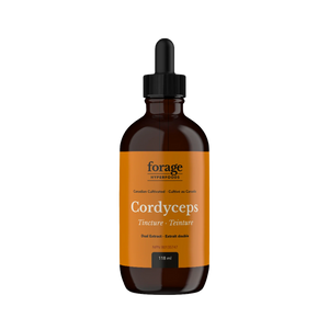 Forage Hyperfoods - Cordyceps Tincture | 118 mL. Forage Hyperfoods - Cordyceps Tincture | 118 mL.