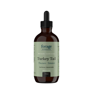 Forage Hyperfoods - Turkey Tail Tincture | 118 mL. Forage Hyperfoods - Turkey Tail Tincture | 118 mL.