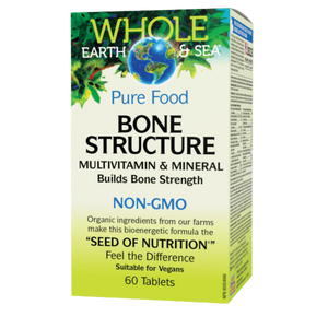 Natural Factors Whole Earth & Sea Bone Structure | 60 tablets Natural Factors Whole Earth & Sea Bone Structure | 60 tablets