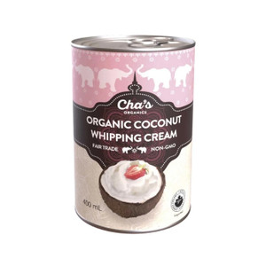 Cha's Organic Coconut Whipping Cream | 400 ml