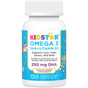 KidStar Nutrients Omega 3 DHA + Vitamin D3 Softgels KidStar Nutrients Omega 3 DHA + Vitamin D3 Softgels