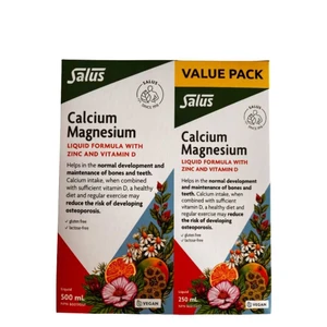 Salus Calcium Magnesium Value Pack | 250 mL + 500 mL
