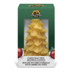 Dutchman's Gold Christmas Tree Beeswax Candle