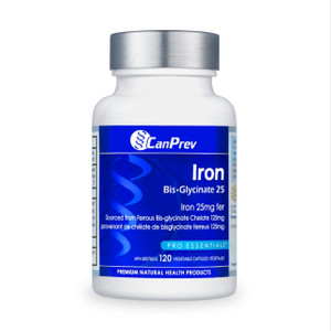 CanPrev Iron BisGlycinate 25mg | 120 capsules