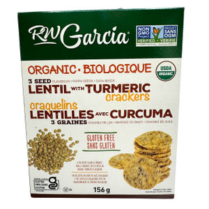 RW Garcia Lentil Turmeric Crackers | 156 grams