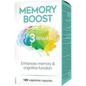 3 Brains Memory Boost | 120 Capsules