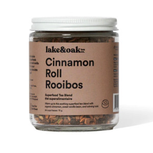 Lake & Oak Cinnamon Roll Rooibos Tea Blend | 70 grams
