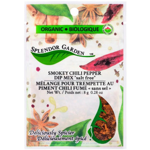 Splendor Garden Org Smokey Chili Pepper Dip Mix | 8 grams