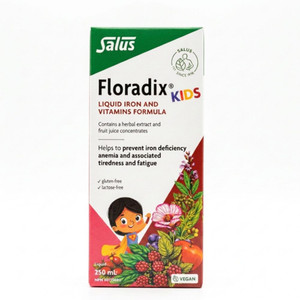 Salus Kids Floradix Liquid Iron and Vitamins Formula | 250 mL