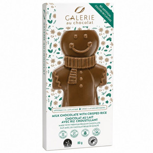 Galerie au Chocolat Milk Chocolate with Crisped Rice Gingerbread | 80 g