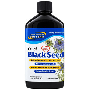 North American Herb & Spice Black Seed Oil | 355 mL
