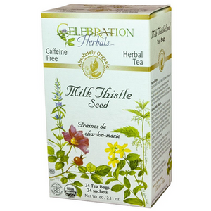 Celebration Herbals Absolutely Organic Milk Thistle Seed Herbal Tea | 24 Tea Bags Celebration Herbals Absolutely Organic Milk Thistle Seed Herbal Tea | 24 Tea Bags
