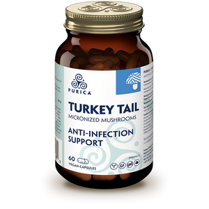 Purica Turkey Tail Micronized Mushrooms Capsules Purica Turkey Tail Micronized Mushrooms Capsules