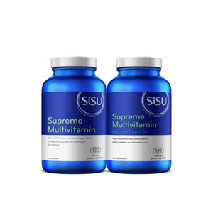 SISU Supreme Multivitamin | 120 Capsules - iron and iron free formula SISU Supreme Multivitamin | 120 Capsules - iron and iron free formula