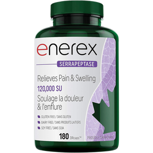 Enerex Serrapeptase 120,000 SU | 180 DRcaps Enerex Serrapeptase 120,000 SU | 180 DRcaps