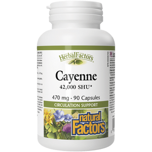 Natural Factors - Cayenne 42,000 SHU* Circulation Support.