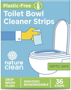 Nature Clean Toilet Bowl Cleaner Strips (Fresh Lime) | 36 Strips Nature Clean Toilet Bowl Cleaner Strips (Fresh Lime) | 36 Strips