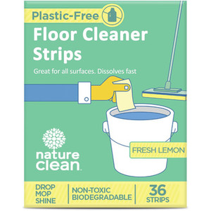 Nature Clean Floor Cleaner Strips (Fresh Lemon) | 36 Strips Nature Clean Floor Cleaner Strips (Fresh Lemon) | 36 Strips