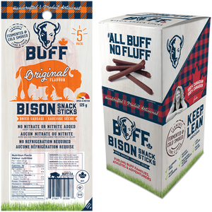 Buff Original Bison Snack Sticks Buff Original Bison Snack Sticks