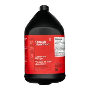 Omega Nutrition Organic Apple Cider Vinegar with "Mother" 1 gallon Omega Nutrition Organic Apple Cider Vinegar with "Mother" 1 gallon