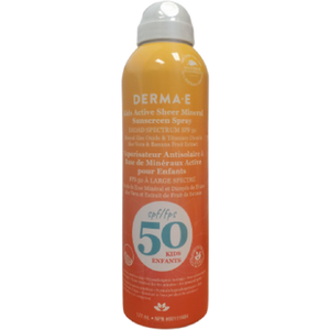 Derma E Kids Active Sheer Mineral Sunscreen Spray Derma E Kids Active Sheer Mineral Sunscreen Spray