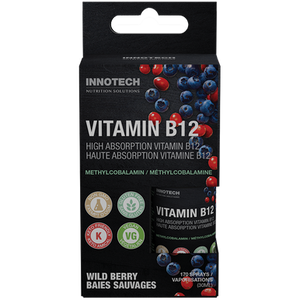 Innotech Nutrition Vitamin B12 Methylcobalamin Oral Spray 30mL Innotech Nutrition Vitamin B12 Methylcobalamin Oral Spray 30mL