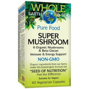 Whole Earth & Sea Super Mushroom Immune & Energy Support Capsules Whole Earth & Sea Super Mushroom Immune & Energy Support Capsules