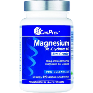 CanPrev Magnesium Bisglycinate 80mg Ultra Gentle Capsules CanPrev Magnesium Bisglycinate 80mg Ultra Gentle Capsules