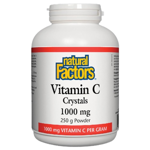 Natural Factors Vitamin C Crystals 1000 mg Powder Natural Factors Vitamin C Crystals 1000 mg Powder