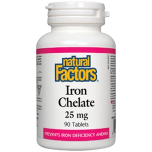 Natural Factors Iron Chelate 25 mg tablets Natural Factors Iron Chelate 25 mg tablets