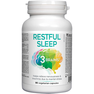 3 Brains Restful Sleep | 90 Capsules 3 Brains Restful Sleep | 90 Capsules