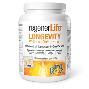 Natural Factors regenerLife Longevity Kit 30 convenient packets Natural Factors regenerLife Longevity Kit 30 convenient packets