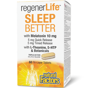 Natural Factors RegenerLife Sleep Better Tri-layer Tablets Natural Factors RegenerLife Sleep Better Tri-layer Tablets