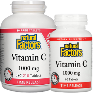 Natural Factors Vitamin C 1000 mg Time Release Tablets Natural Factors Vitamin C 1000 mg Time Release Tablets