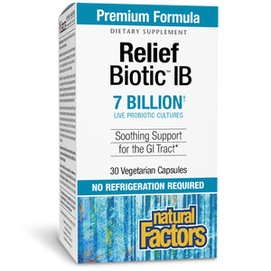 Natural Factors IBS Relief Biotic 7 Billion | 30 Capsules Natural Factors IBS Relief Biotic 7 Billion | 30 Capsules