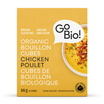 GoBio! - Organic Bouillon Cubes Chicken Poulet 66 grams