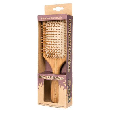 Brush with Bamboo Bamboo Hair Brush Packaging