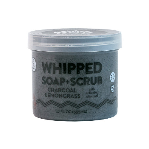 Pacha Soap Co Skin Purifying Charcoal Lemongrass Whipped Soap & Scrub Canada body scrub