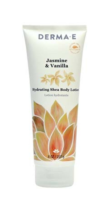 Derma E Jasmine & Vanilla Hydrating Shea Body Lotion 227 grams