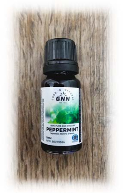 GNN 100% Pure and Organic Peppermint Essential Oil 10 ml Canada