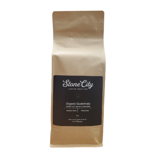 Stone City Coffee Roasters - Medium Roast Organic Guatemala Whole Bean Coffee
