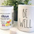 Prairie Naturals Citrus Soother Cold & Flu Powder | 150 g - picture of product next to mug and scoop of powder