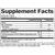 Natural Factors Stress-Relax Tranquil Sleep Tablets - supplement facts Natural Factors Stress-Relax Tranquil Sleep Tablets - supplement facts