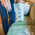 Mint Cleaning Deodorizer | 800 grams - picture of product sprinkled on couch